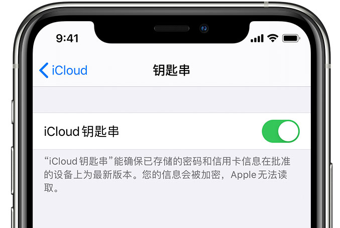 明光苹果手机维修分享在 iPhone 上开启 iCloud 钥匙串之后会储存哪些信息 